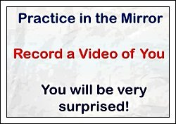 Practice Pronuncation in the mirror mirror
