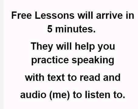 free lessons will help you arrive in email in 5 minutes